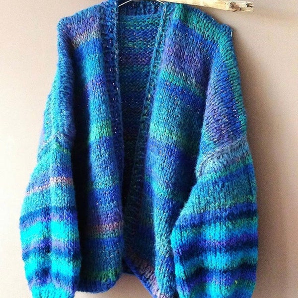 knitted cardigan pattern in Italian