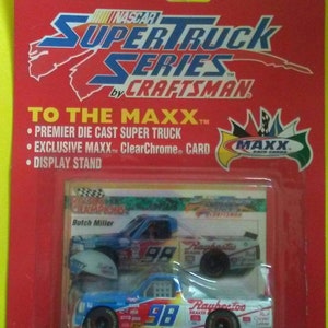 Nascar 1996 Ford Race Truck #98 Raybestos 1/64 nieuw op kaart