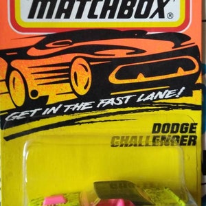 Matchbox #1 Dodge Challenger neu auf Karte