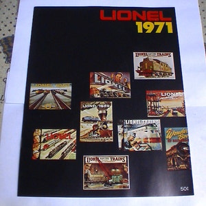 1971 Neuwertiger Lionel Train Katalog