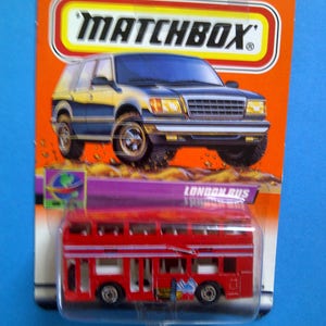 Boîte d'allumettes #74 London Bus 1/64e neuve sur carte