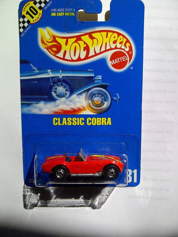 hot wheels classic cobra