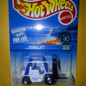 Hot Wheels #642 Gabelstaber Anhängemotor ideal für Spur O schön auf Karte