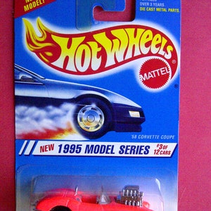 Hot Wheels 1958 Corvette Hot Pink neu auf Karte