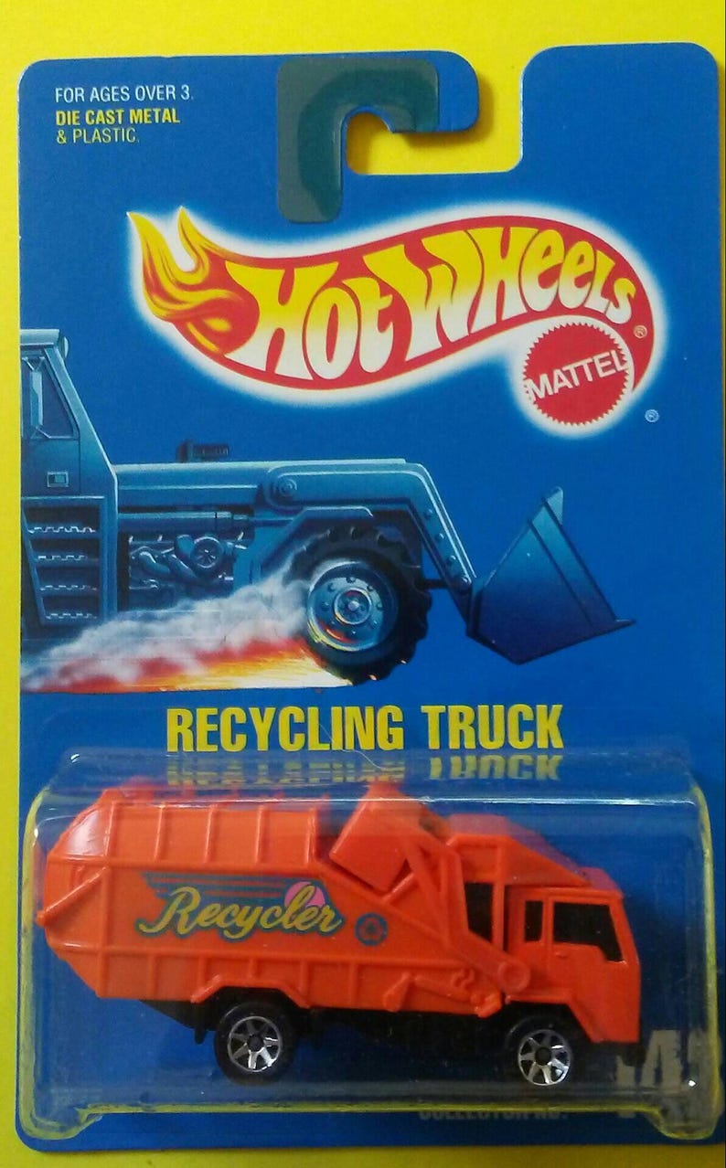 hot wheels recycling truck