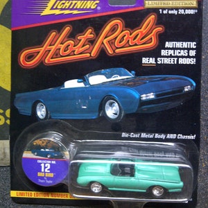 Hot Rods Street Rods 1963 Ford T-Bird Bad Bird di Johnny Lightning nuovo sulla cartolina