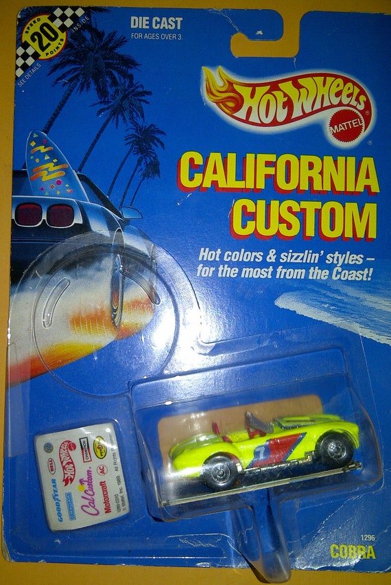 custom hot wheels card