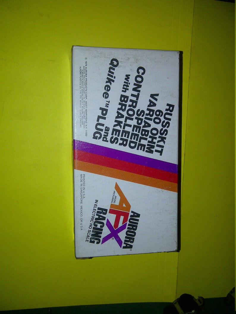 Aurora AFX Slot Car Track Accessory Vintage HO Slot Car Etsy