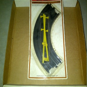 Tyco Ho Slot Car Track curves new on blister 1960s