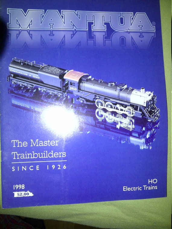 Mantua Ho Train Catalog 1998 new condition Etsy