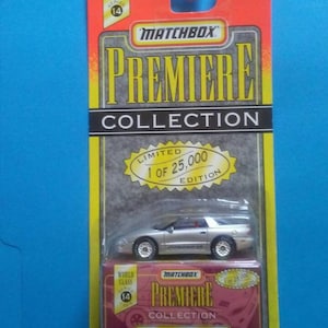 Matchbox Premier Collection Ram Air Firebird Novo no cartão