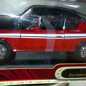 1969 Plymouth Barracuda 1:18TH Diecast New in Box