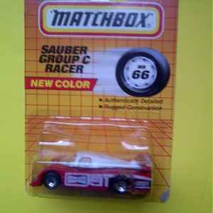 Streichholzschachtel 1-75 Serie 1991 #66 Sauber Gruppe C Rennfahrer neu auf Karte