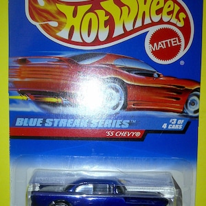 Hot Wheels 1955 Chevy #575 neu auf Karte