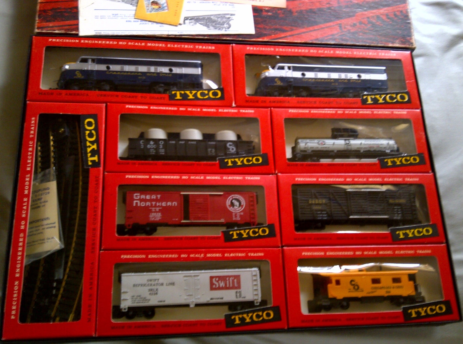 Tyco/mantua HO Train Set Pacemaker Twin Diesel New in Box C&O Etsy