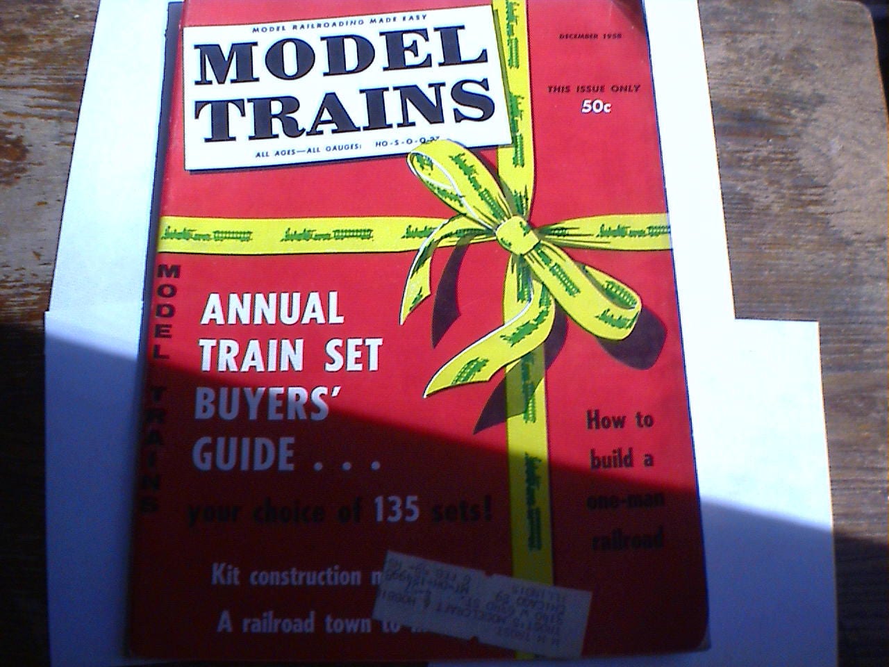 Model Trains Annual Train Set Buyers Guide December 1958 Great Etsy UK