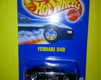 Details about   Unopened 1991 Hot Wheels Black Ferrari 348 #443 Car 5 Spoke Model 12933