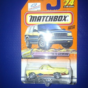 Matchbox #74 1970 El Camino 1/64 nowy na karcie Bowtie