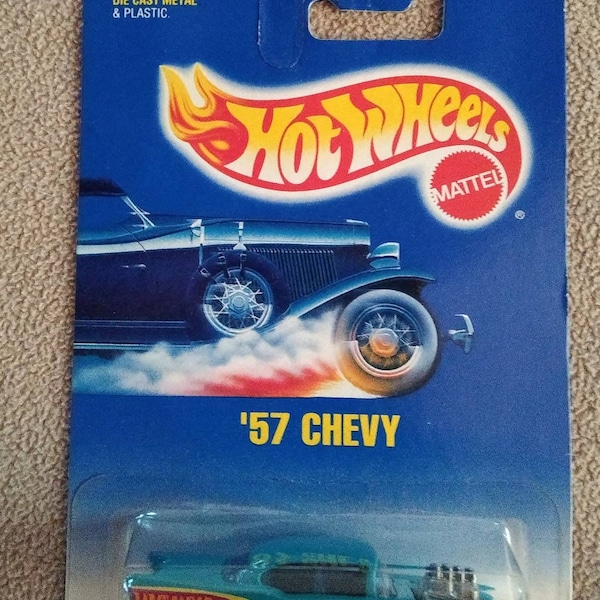 Hot wheels  #213 1957 Chevy new on card