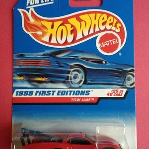 Hot Wheels #658 Tow Jam Tow Truck new on card