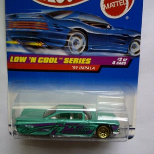 Hot Wheels #698 1959 Chevy Impala neu auf Karte