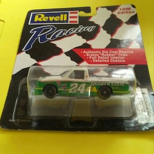 Nascar 1996 Chevy Race Truck #24 Jack Sprague Quaker State 1/64 novo no cartão