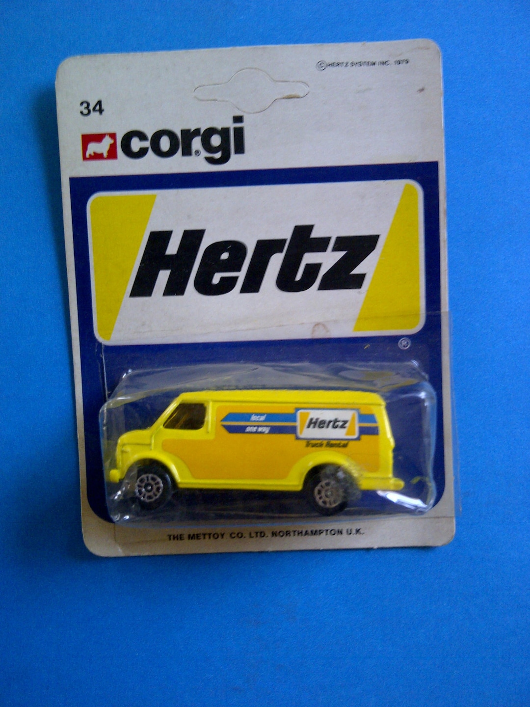Hertz Rental Truck Jr New on Unpunched Card Etsy