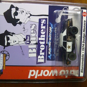 HO Slot Car 1974 Dodge The Blues Brothers neu auf Karte