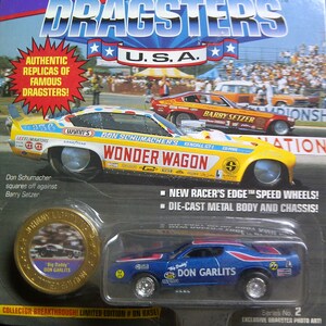 Dodge Ladegerät Big Daddy Don Garlits 1/64th diecast neu auf Karte
