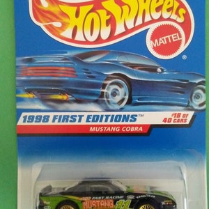 Hot Wheels #665 Mustang Cobra Nieuw op kaart