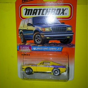Matchbox #40 Ford Mustang Cobra Jet uit 1968, nieuw op kaart