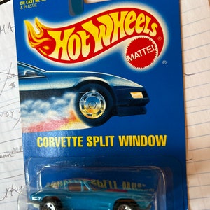 Hot Wheels #197 1963 Corvette 5-Speichen-Rad neu auf blauer Karte