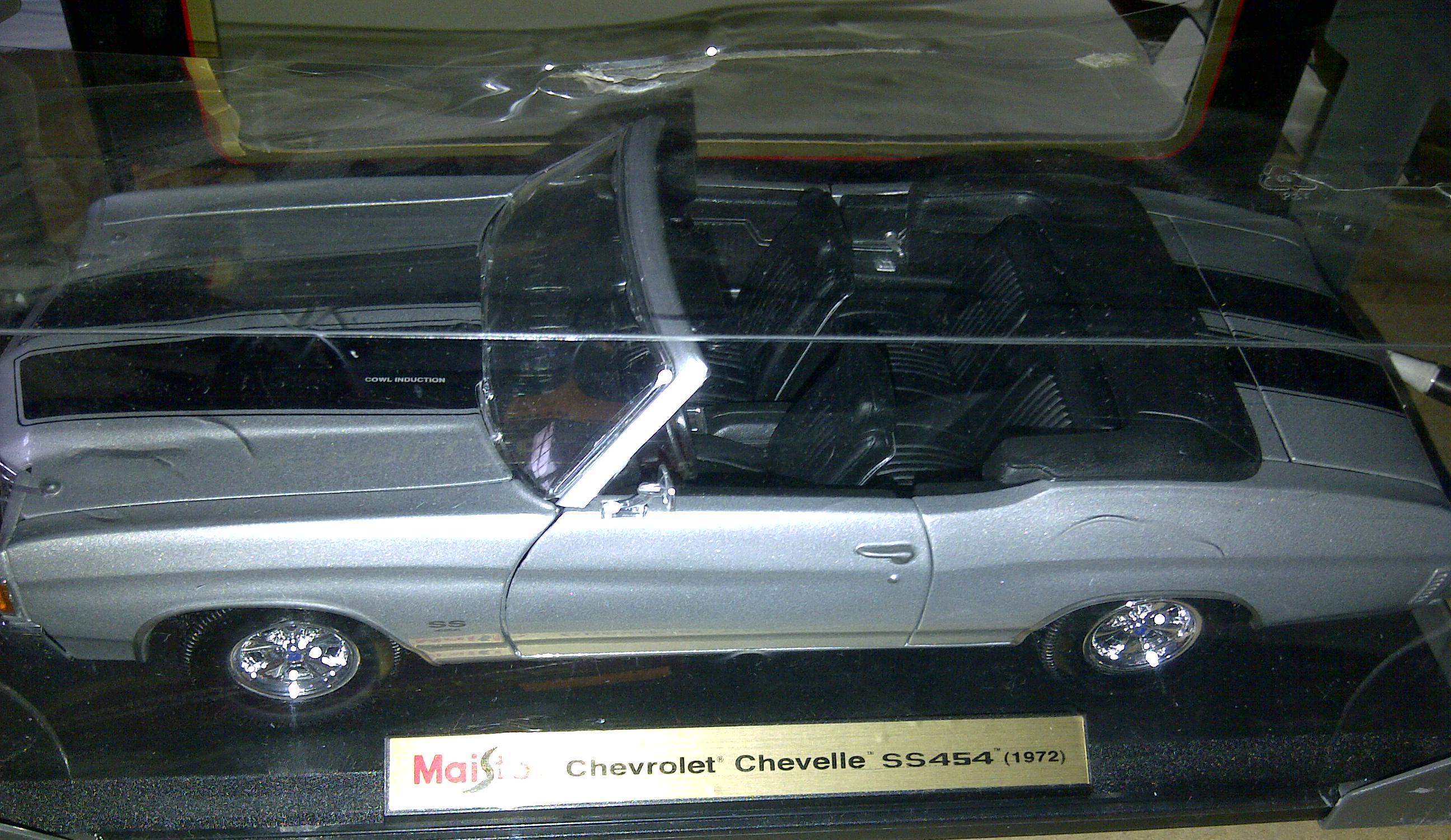 1/18 1972 シボレー シェベル SS454 イエロー ダイキャストメタル 1972 Chevy Chevelle SS 454 1:18 Diecast New in Box - Etsy