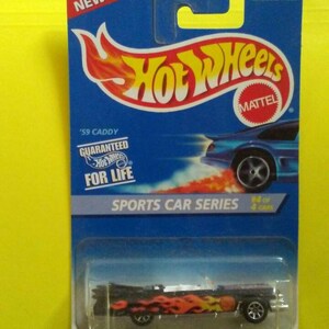 Hot Wheels 1959 Caddy neu auf Karte