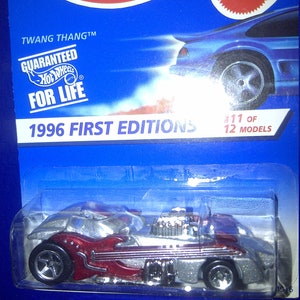 Hot Wheels #476 Twang Thang-gitaarwagen nieuw op kaart