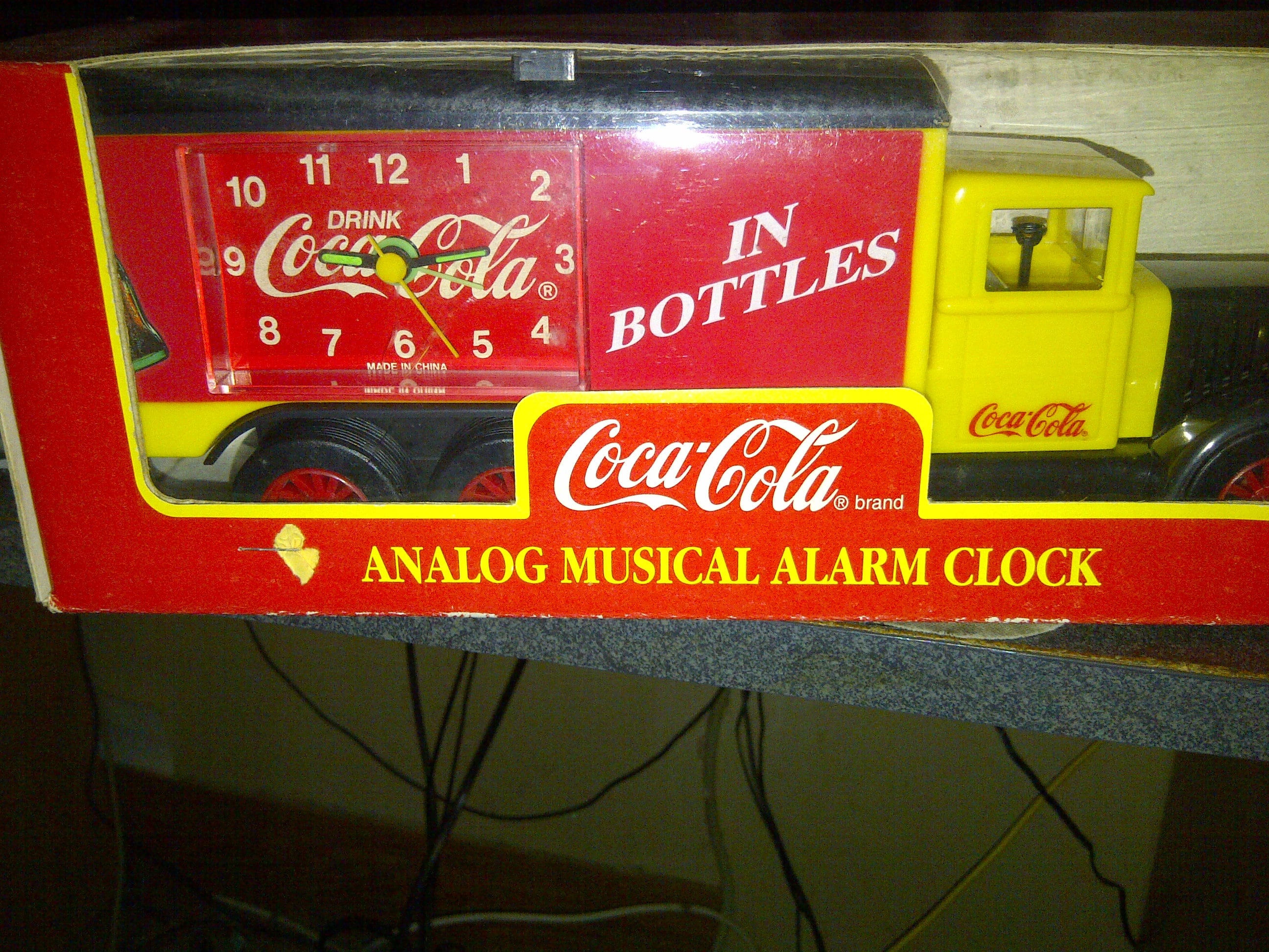 ビンテージコカ・コーラトラックアラ―ム時計 Coca-cola Delivery Truck Alarm Clock New in Box G Scale?? - Etsy
