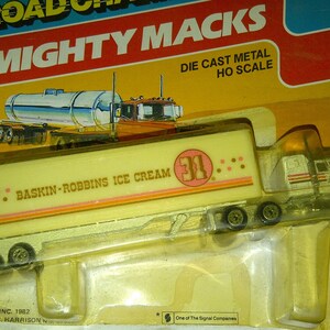 Baskin Robbins Rig ho 1/87th in 21 Geschmacksrichtungen von 19 eigenen! neu auf Karte selten