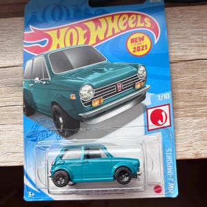 1970 honda N600 Hot Wheels 1/64th neu auf Karte
