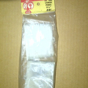 Tyco Ho Slot Car Track Support Piers new on blister 1960s