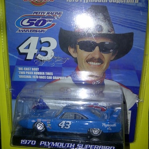 1970 Plymouth Superbird Richard Petty O Gauge 1/43 neu auf Karte
