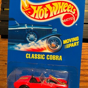 Hot Wheels Ford Cobra #31, nieuw op volledig blauwe kaart