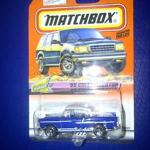 Streichholzschachtel #73 1955 Chevy 1/64 neu auf Karte