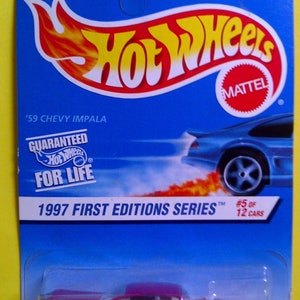Hot Wheels #517 1959 Chevy Impala neu auf Karte