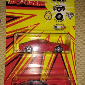 Majorette Black Corvette Red S Racing 1/64th NEU auf Karte