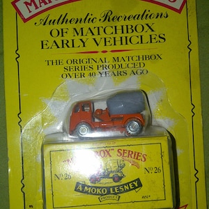 Matchbox Originals #26 Betonmischer neu auf Karte