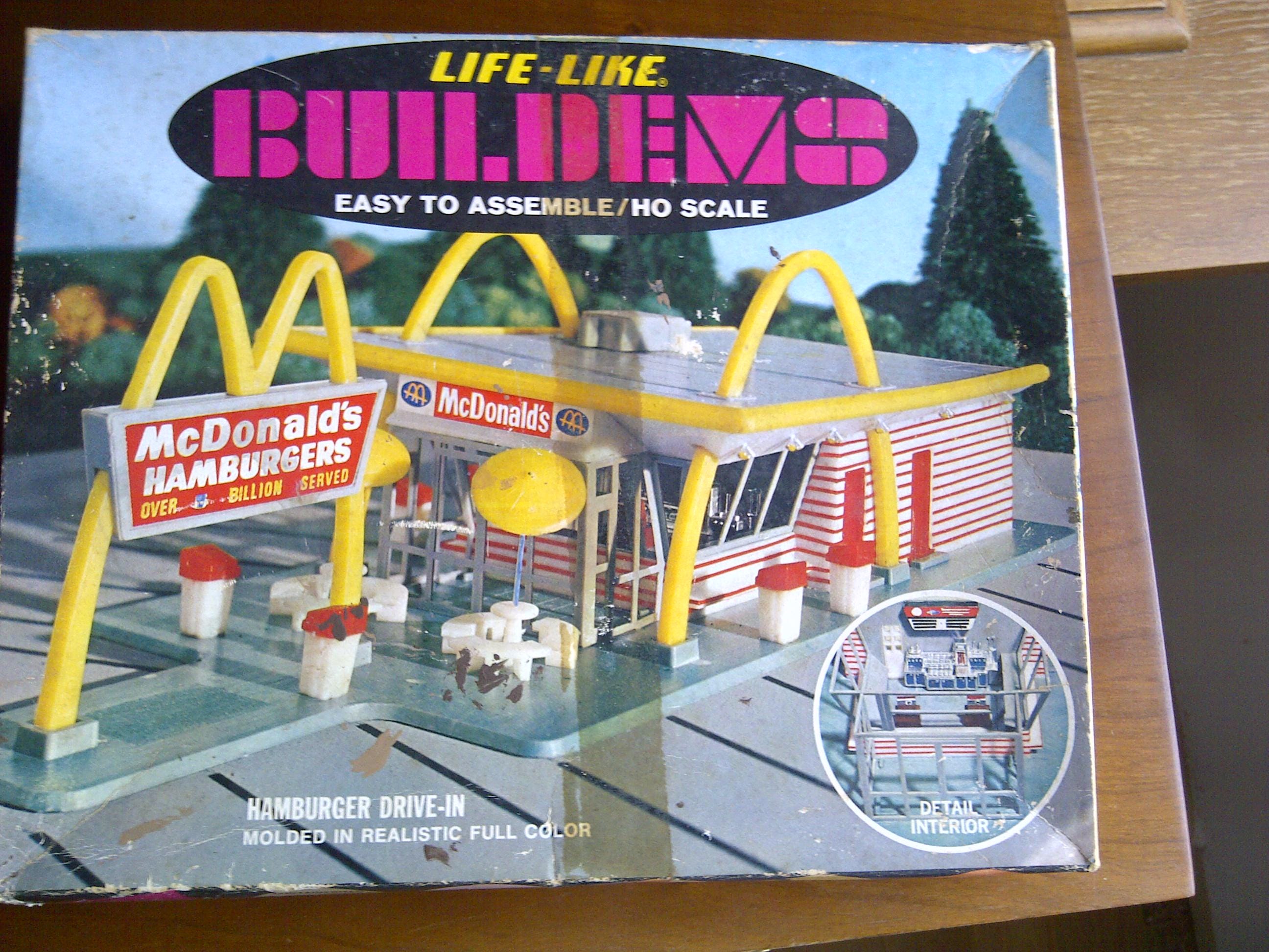 Mcdonalds's Ho Building Lifelike Rare Unassembled in Original Box