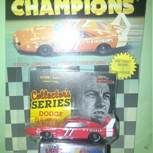 Nascar Classics 1970 Dodge Daytona #71 Bobby Isaac 1/64th DieCast neu auf Karte