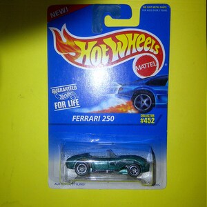 Hot Wheels #452 Ferrari 250 neu auf Karte