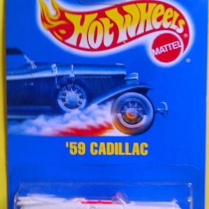 Hot Wheels #154 1959 Cadillac neu auf blauer Karte