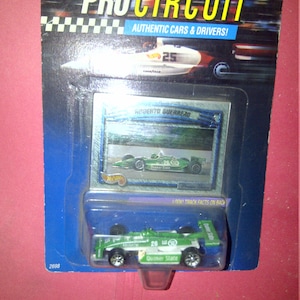 Hot Wheels Pro Rennbahn Indy Roberto Guerrero neu auf Karte